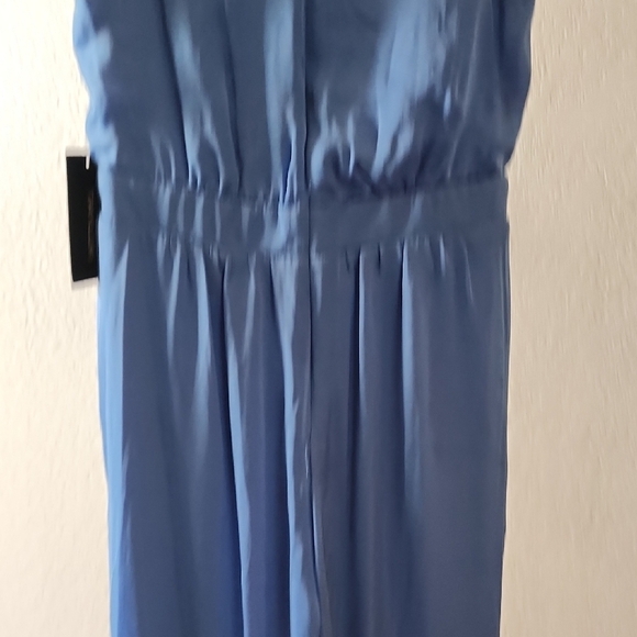 Taylor Blue Ruffled Jumpsuit - Picture 7 of 11